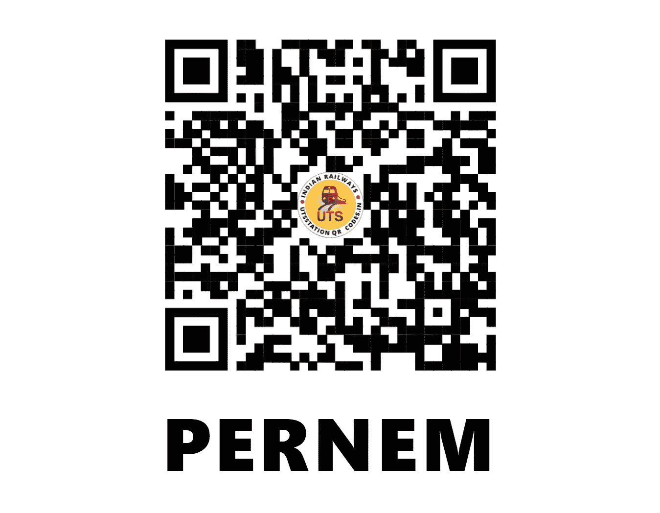 UTS QR Code for PERNEM - PERN (KR - GOA)