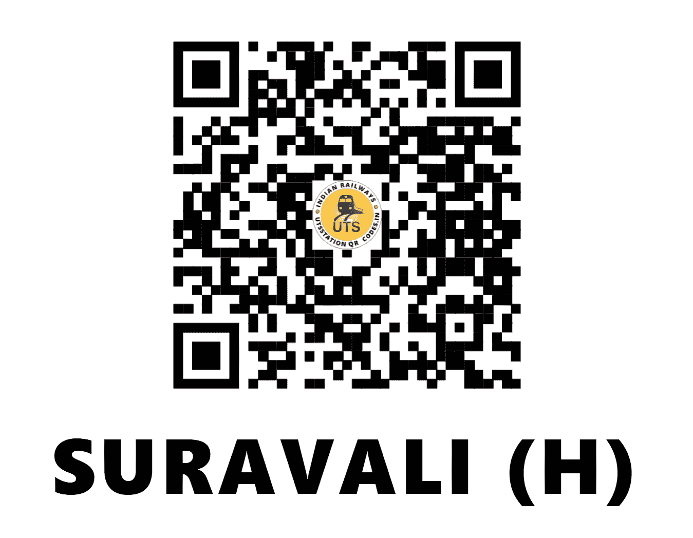 UTS QR Code for SURAVALI (H) - SRVX (KR - GOA)