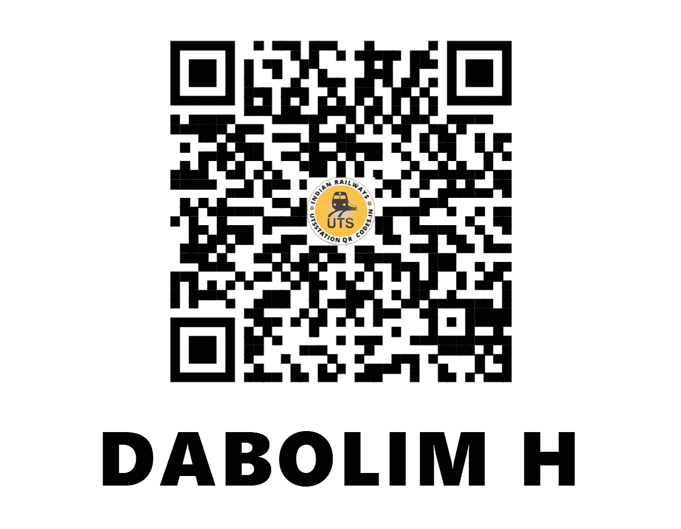 UTS QR Code for DABOLIM H - DBM (SW - GOA)