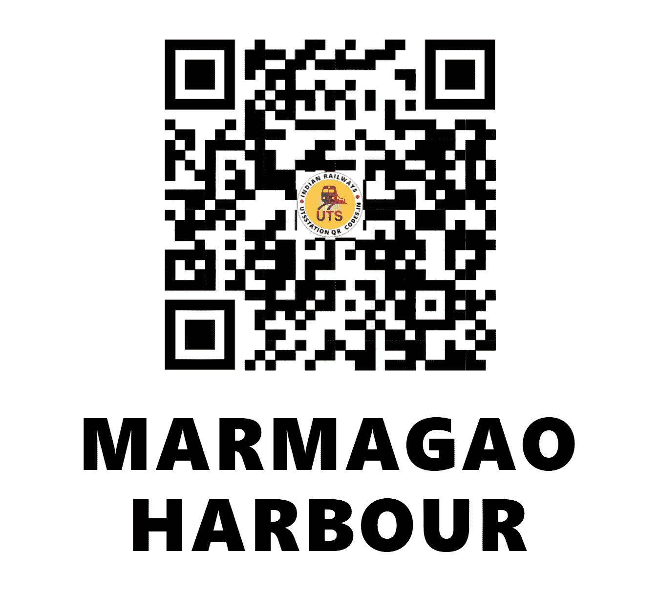 UTS QR Code for MARMAGAO HARBOUR - MRH (SW - GOA)