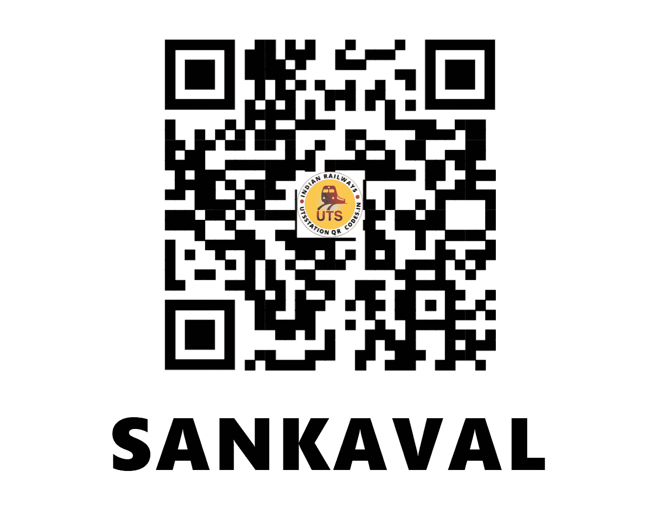 UTS QR Code for SANKAVAL - SKVL (SW - GOA)