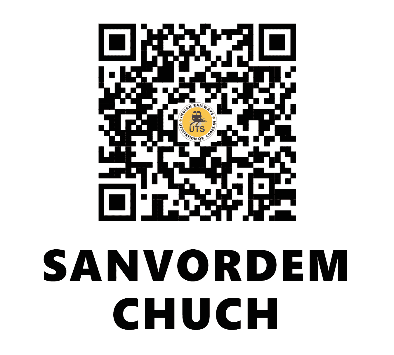 UTS QR Code for SANVORDEM CHUCH - SVM (SW - GOA)