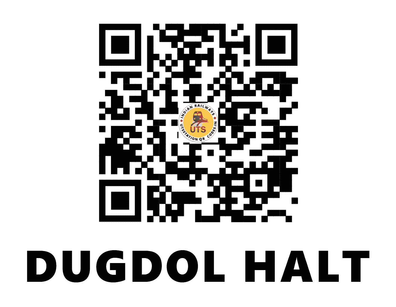 UTS QR Code for DUGDOL HALT - DGQ (NW - GUJARAT)