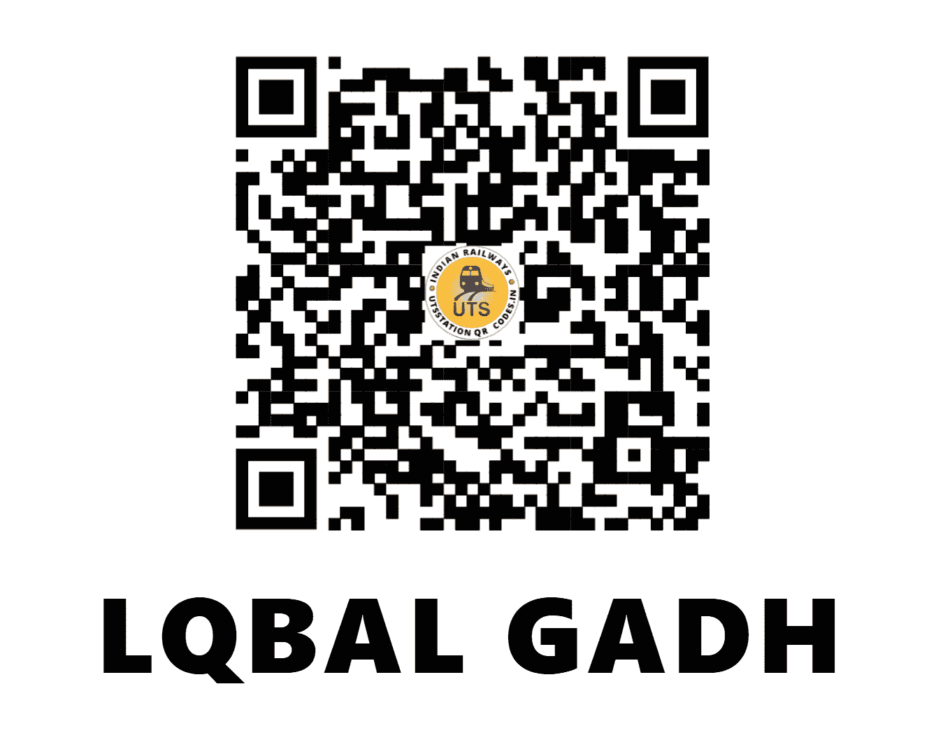 UTS QR Code for LQBAL GADH - IQG (NW - GUJARAT)