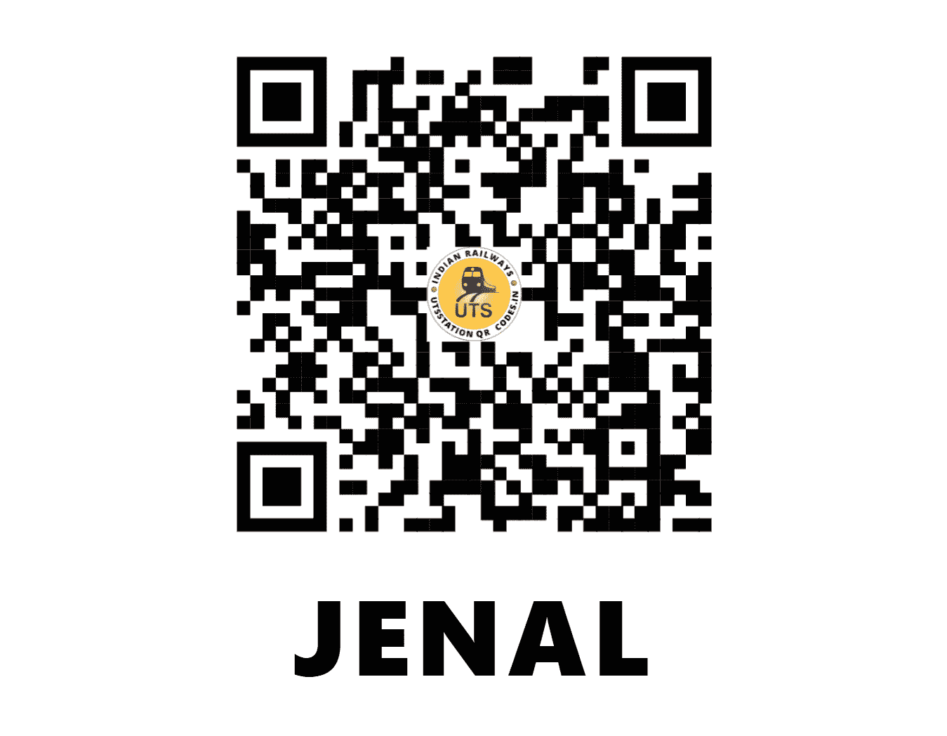 UTS QR Code for JENAL - JNZ (NW - GUJARAT)