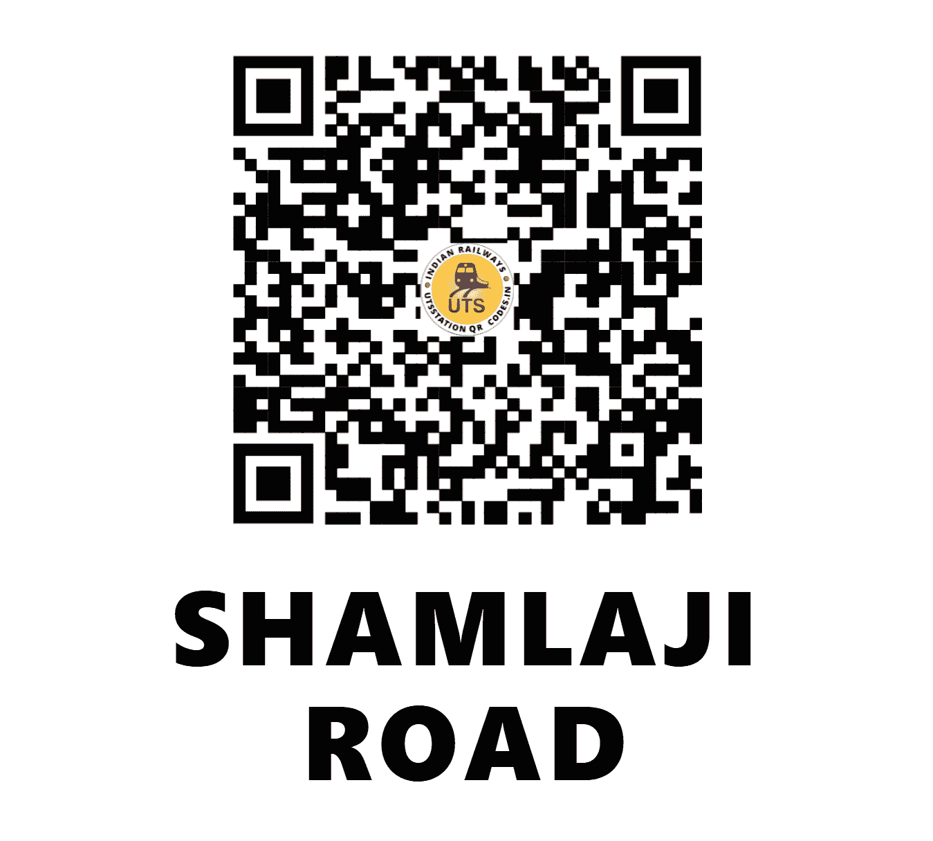 UTS QR Code for SHAMLAJI ROAD - SJS (NW - GUJARAT)