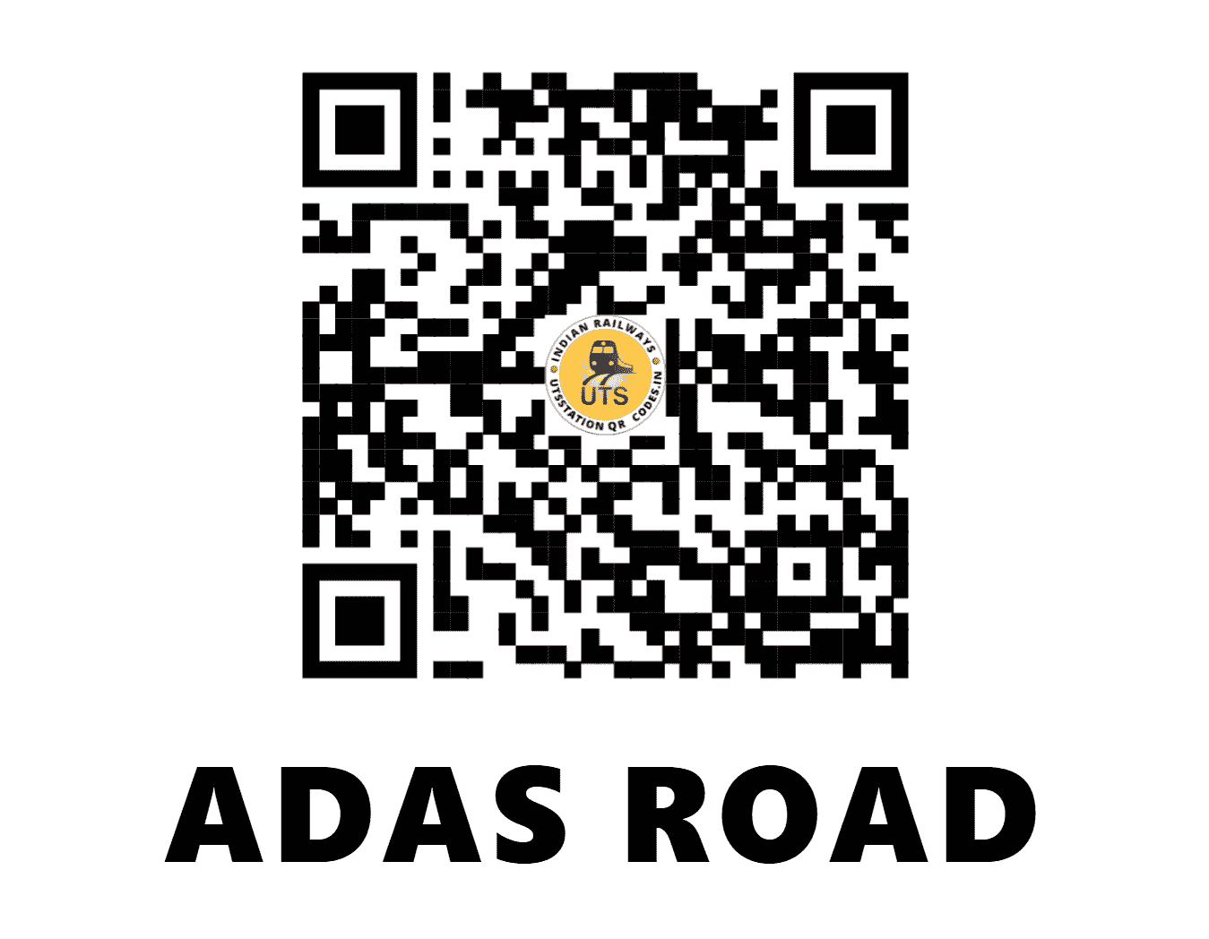 UTS QR Code for ADAS ROAD - ADD (WR - GUJARAT)