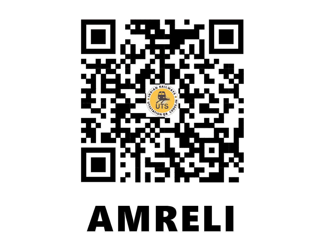 UTS QR Code for AMRELI - AE (WR - GUJARAT)