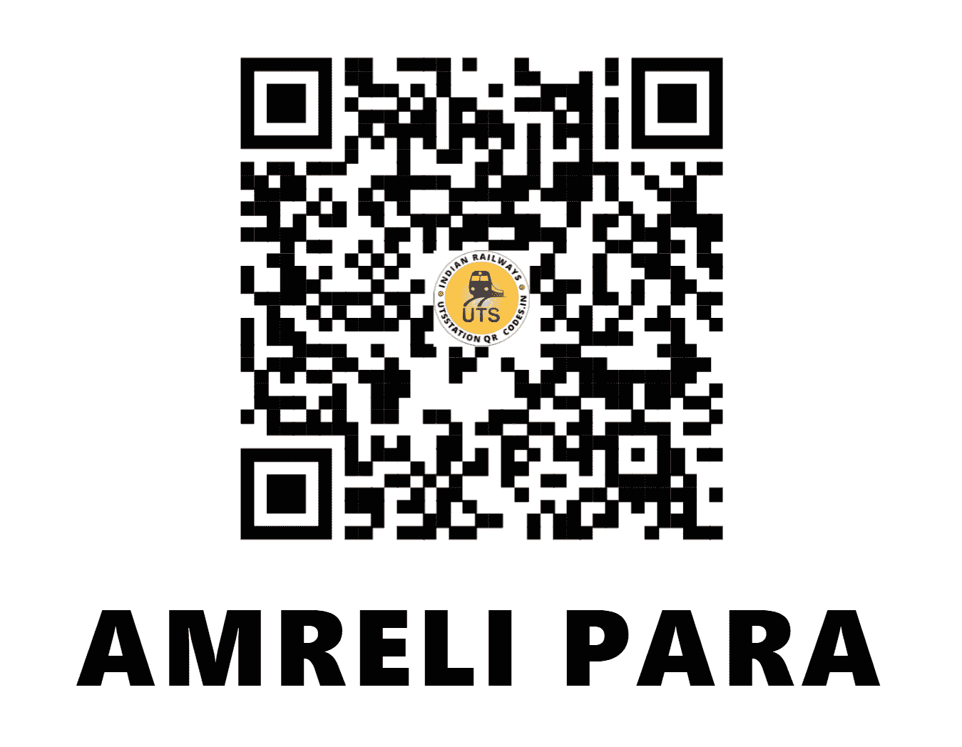 UTS QR Code for AMRELI PARA - AEP (WR - GUJARAT)