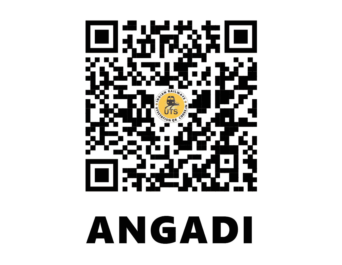 UTS QR Code for ANGADI - AGCI (WR - GUJARAT)