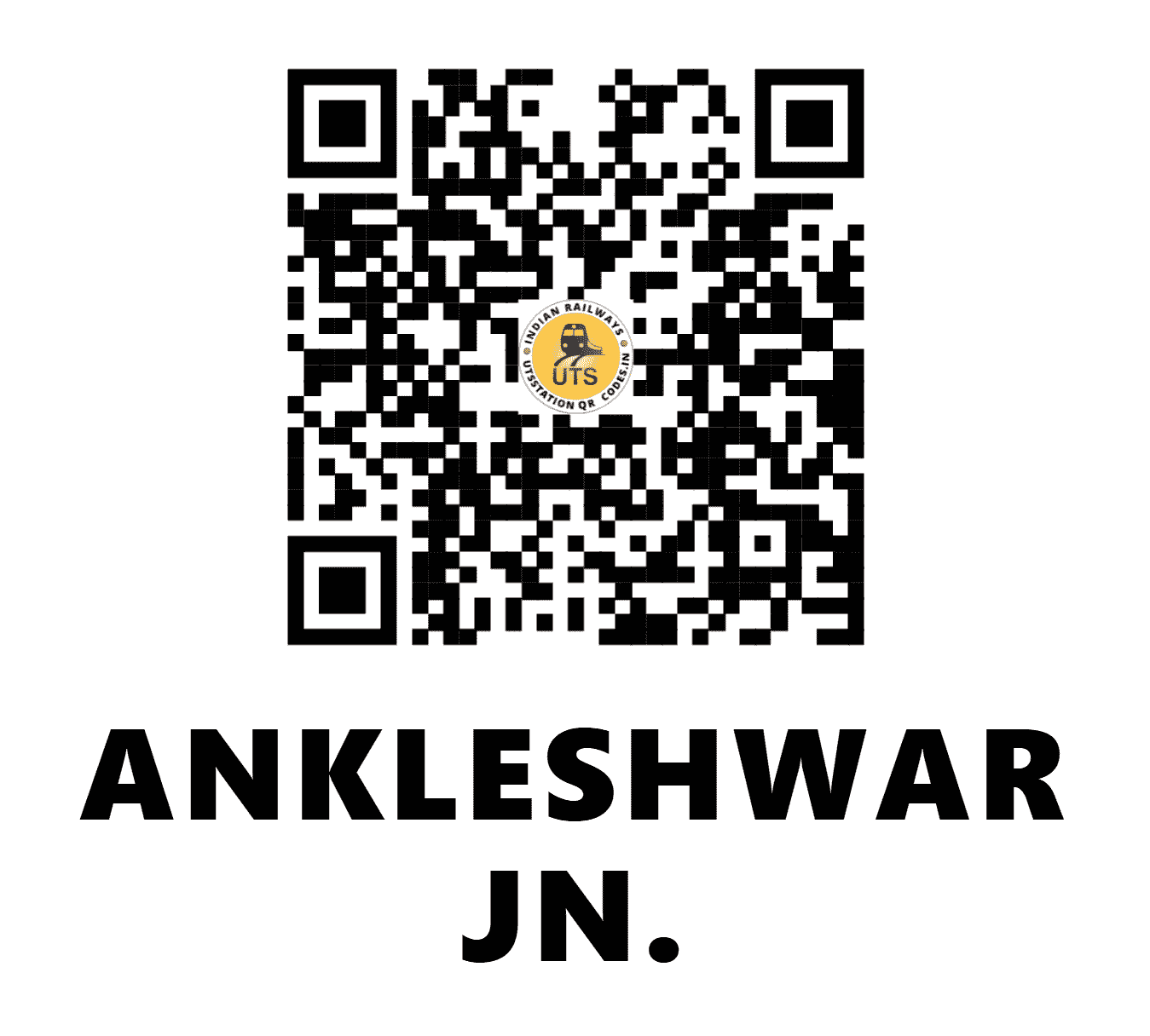 UTS QR Code for ANKLESHWAR JN. - AKV (WR - GUJARAT)