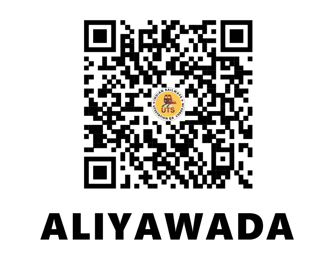 UTS QR Code for ALIYAWADA - ALB (WR - GUJARAT)
