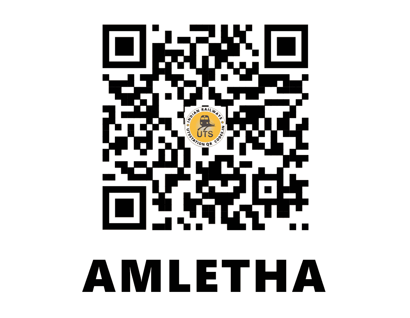 UTS QR Code for AMLETHA - ALE (WR - GUJARAT)