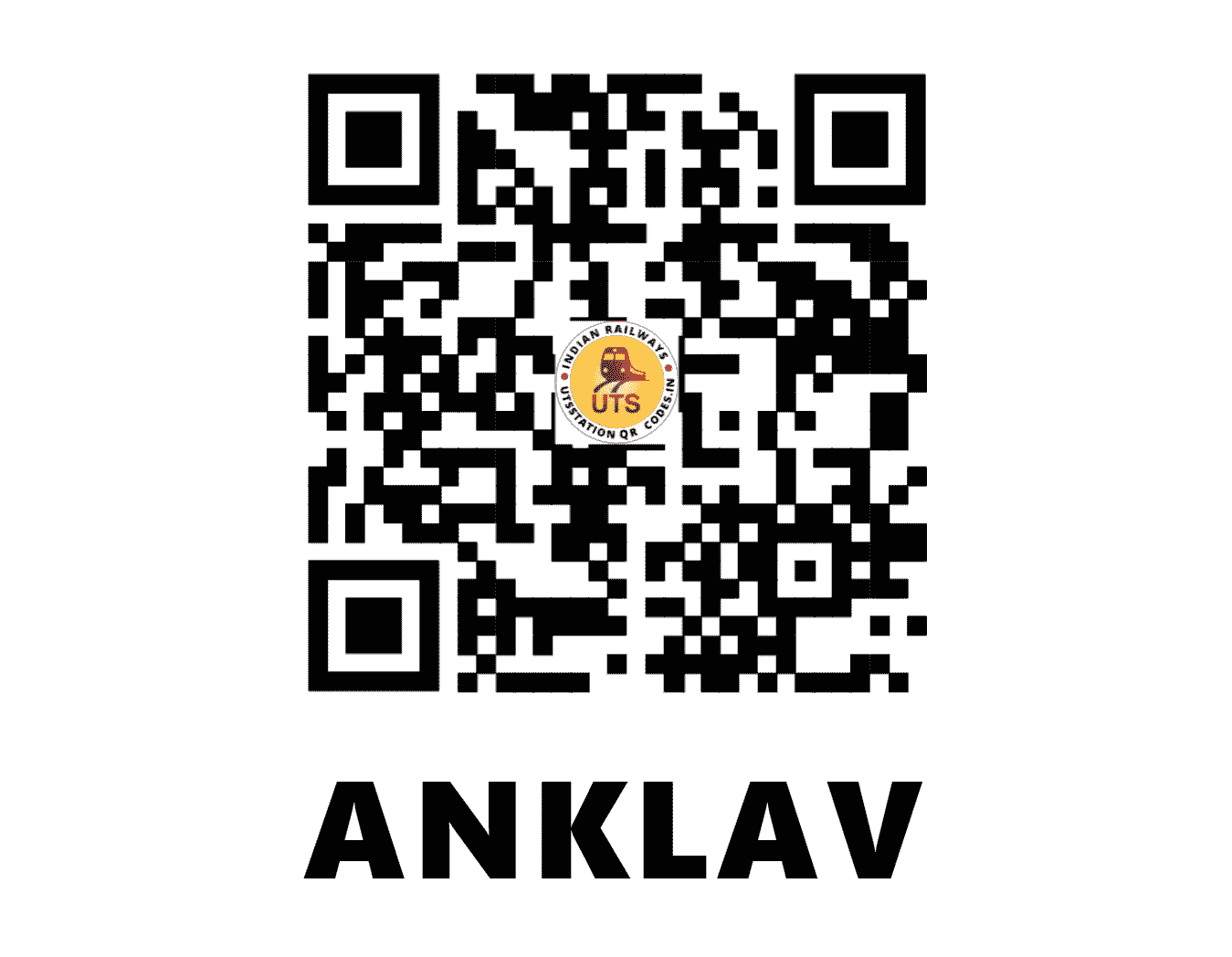 UTS QR Code for ANKLAV - ALV (WR - GUJARAT)