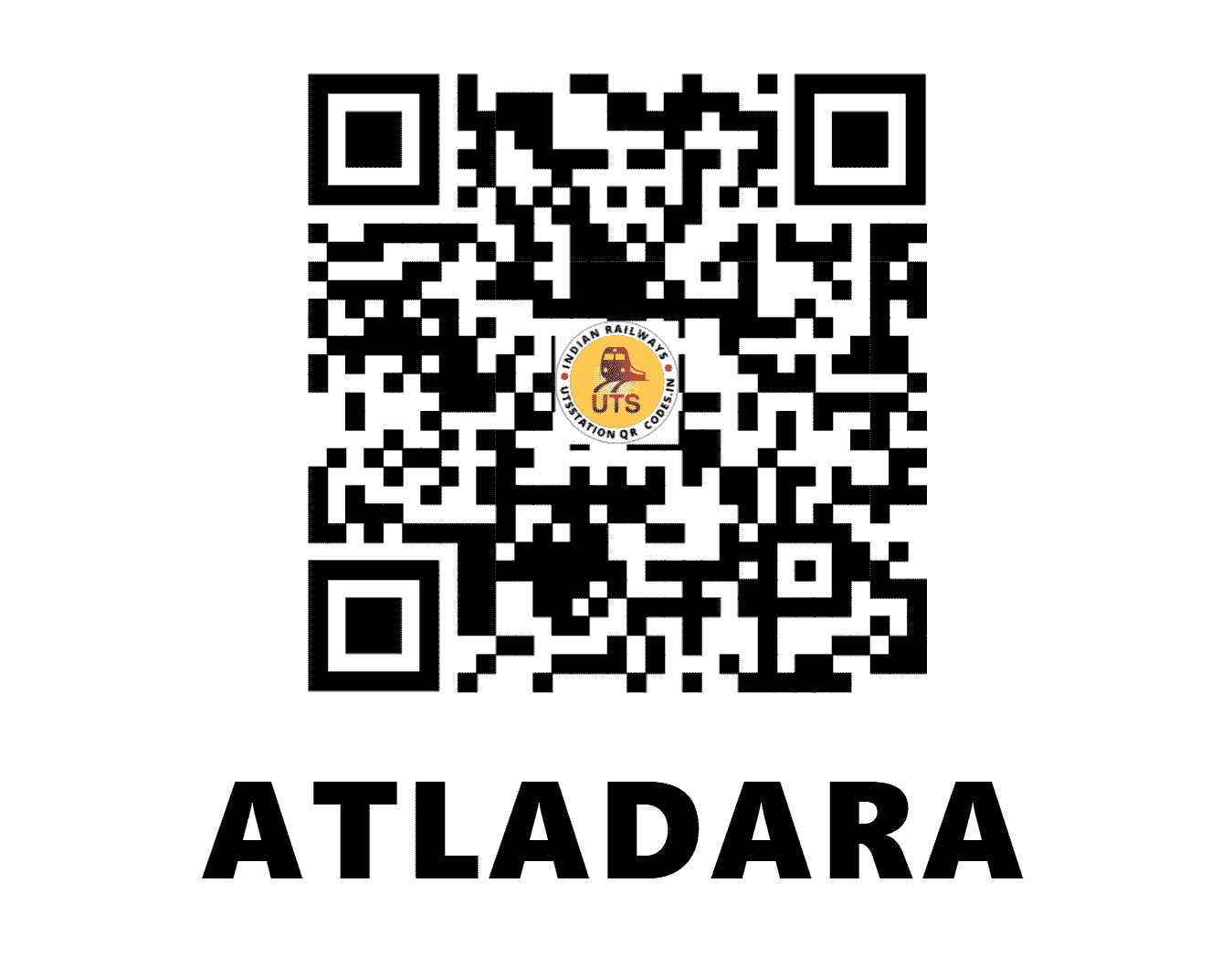 UTS QR Code for ATLADARA - ATDA (WR - GUJARAT)