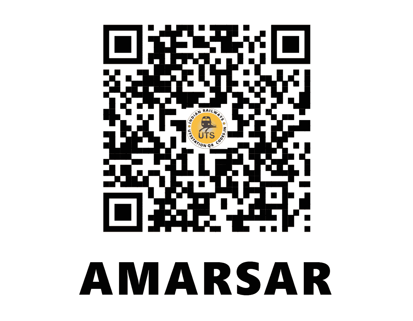 UTS QR Code for AMARSAR - AXA (WR - GUJARAT)