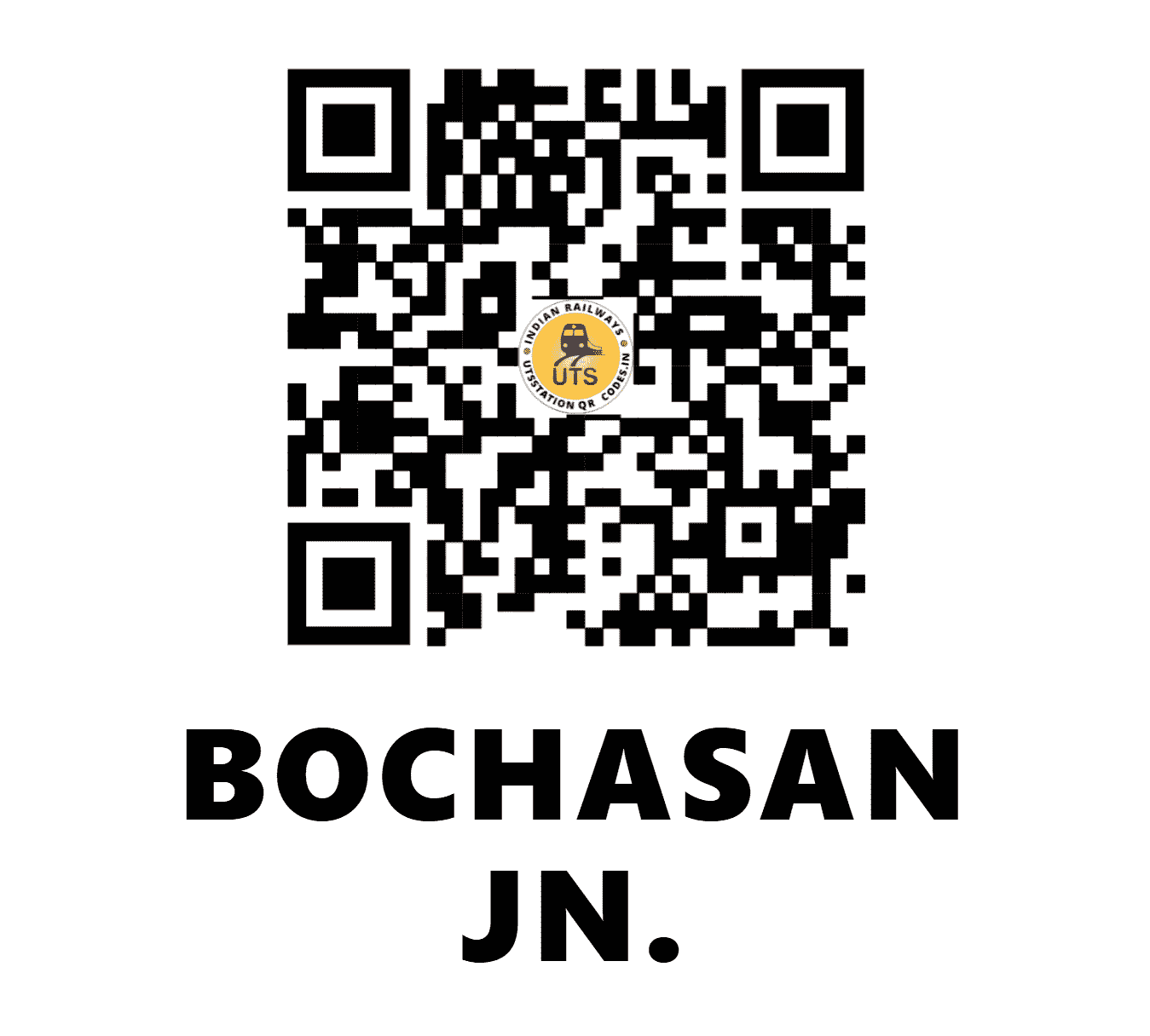 UTS QR Code for BOCHASAN JN. - BCHN (WR - GUJARAT)