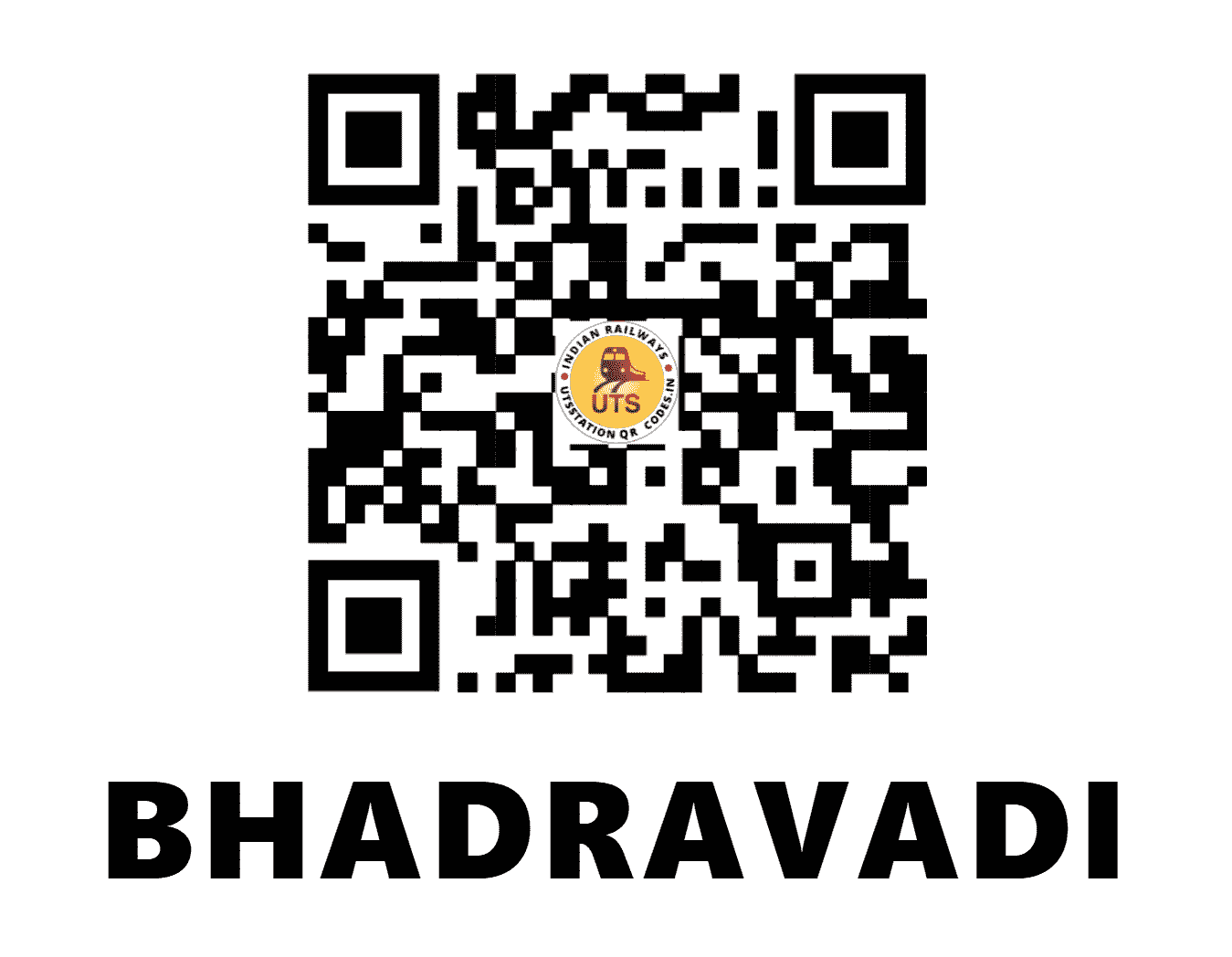 UTS QR Code for BHADRAVADI - BDRD (WR - GUJARAT)