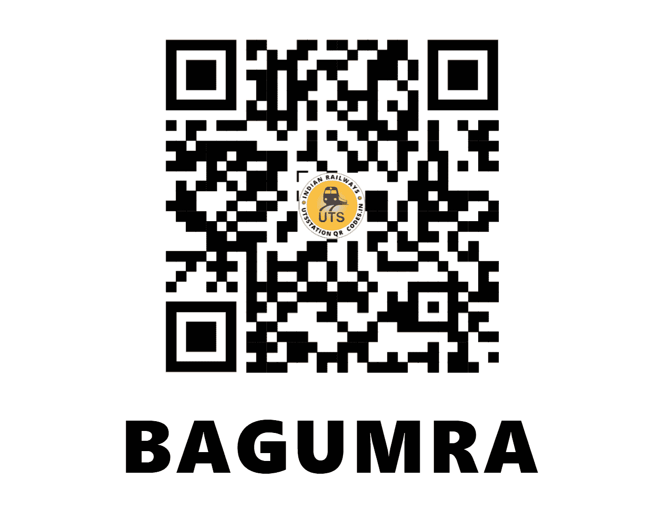 UTS QR Code for BAGUMRA - BGMR (WR - GUJARAT)