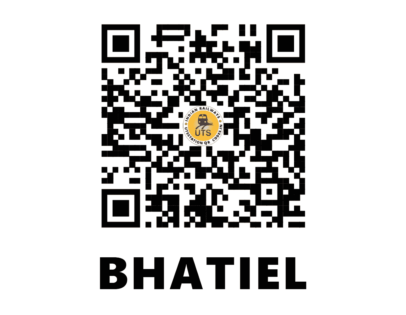 UTS QR Code for BHATIEL - BHAL (WR - GUJARAT)