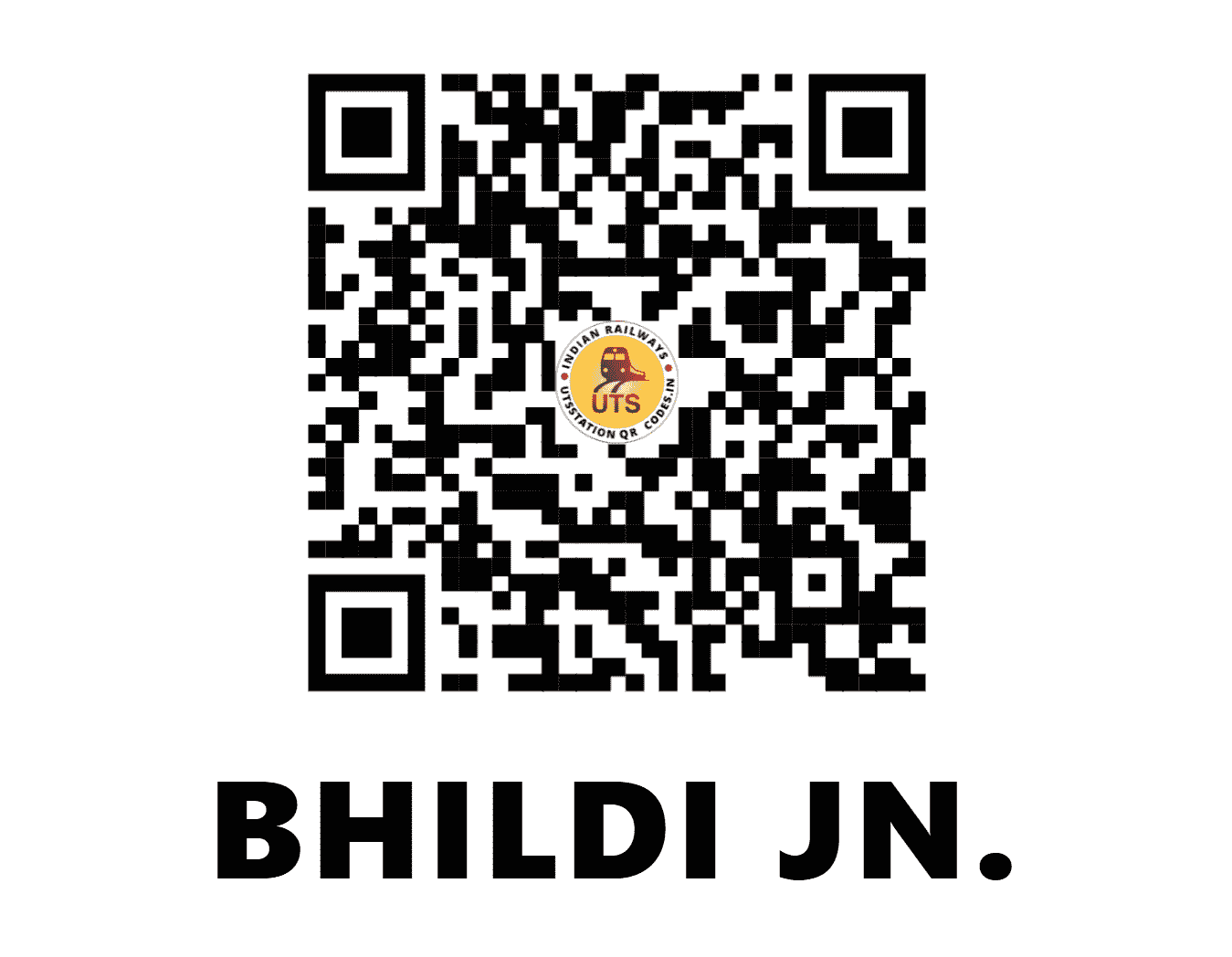 UTS QR Code for BHILDI JN. - BLDI (WR - GUJARAT)