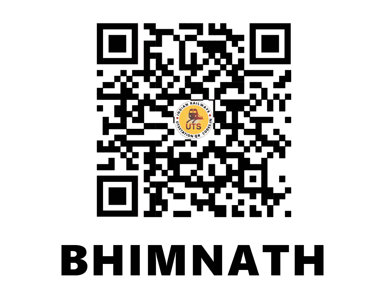 UTS QR Code for BHIMNATH - BNH (WR - GUJARAT)