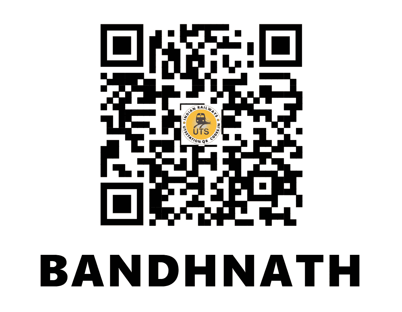 UTS QR Code for BANDHNATH - BNTH (WR - GUJARAT)