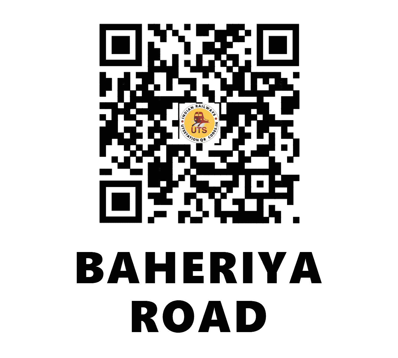 UTS QR Code for BAHERIYA ROAD - BOA (WR - GUJARAT)