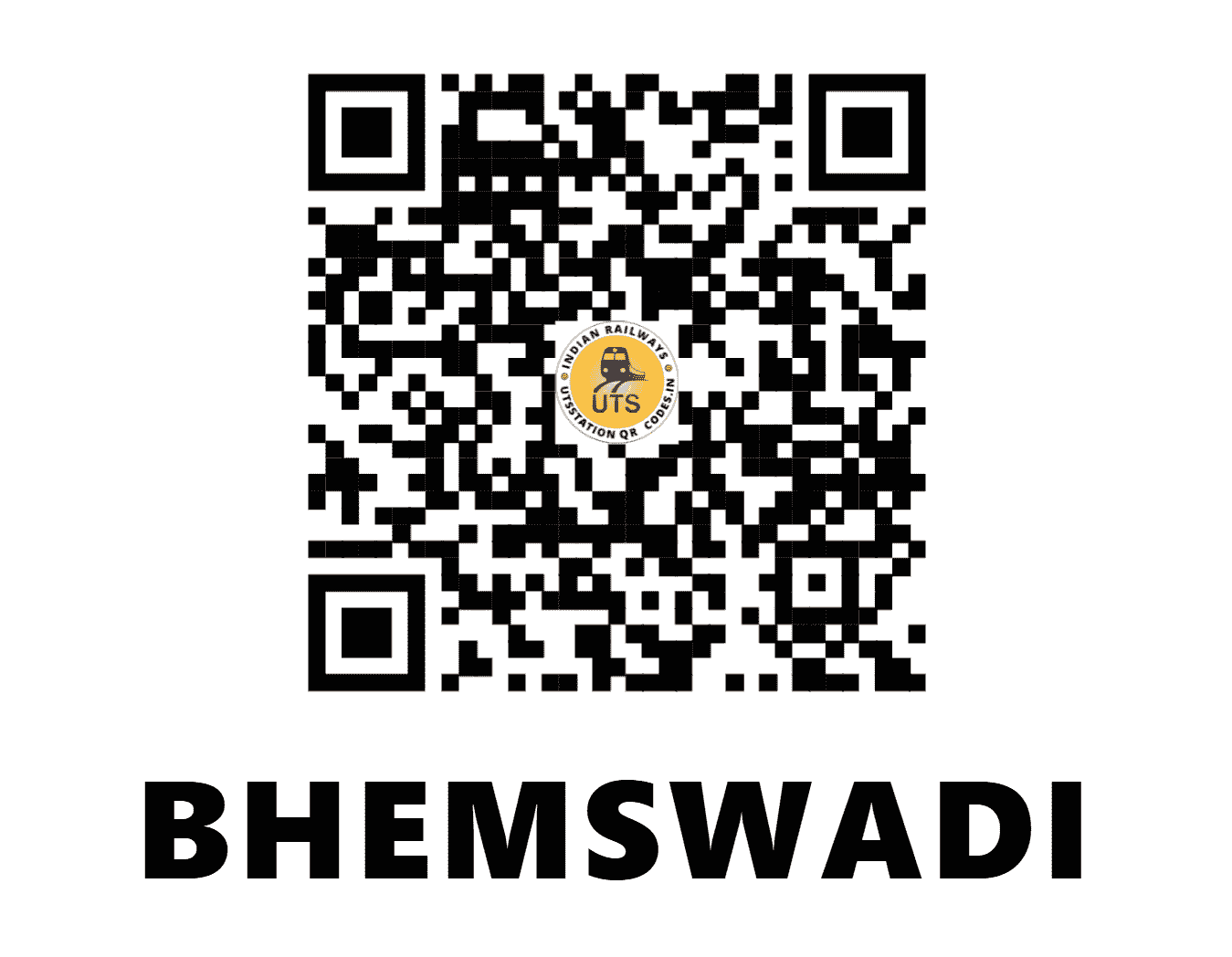 UTS QR Code for BHEMSWADI - BSWD (WR - GUJARAT)