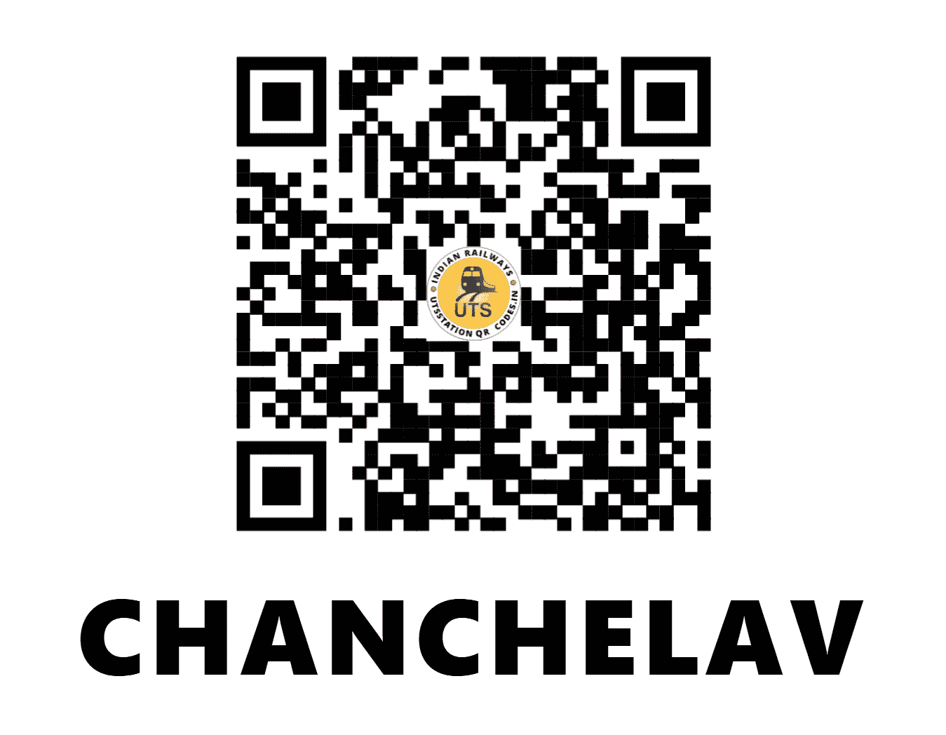 UTS QR Code for CHANCHELAV - CCL (WR - GUJARAT)