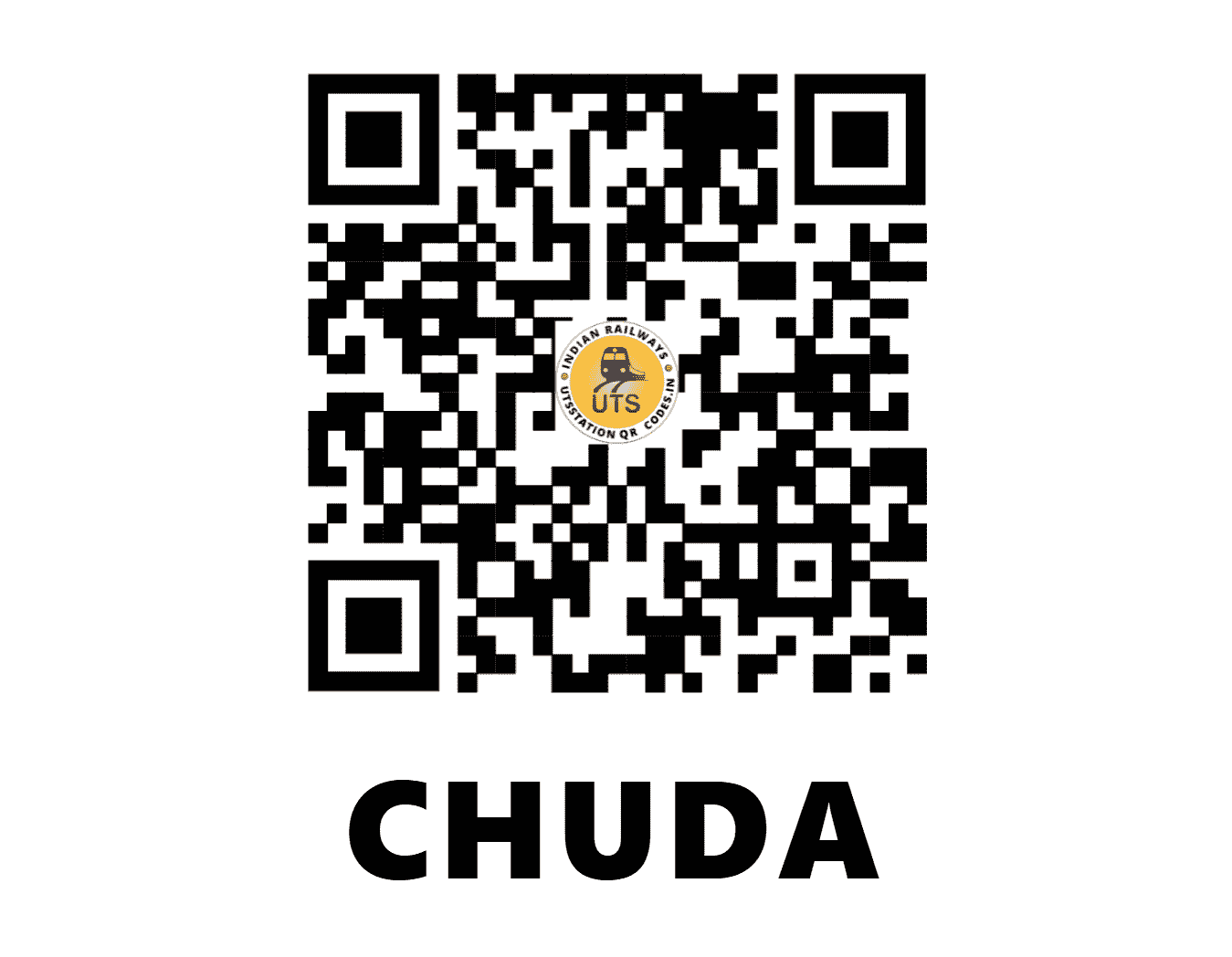 UTS QR Code for CHUDA - CDA (WR - GUJARAT)