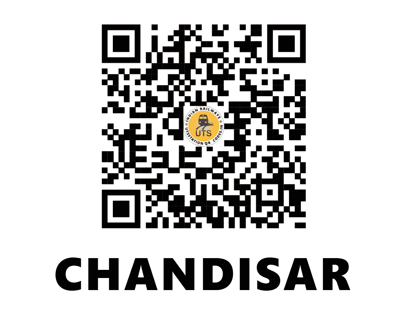 UTS QR Code for CHANDISAR - CDS (WR - GUJARAT)
