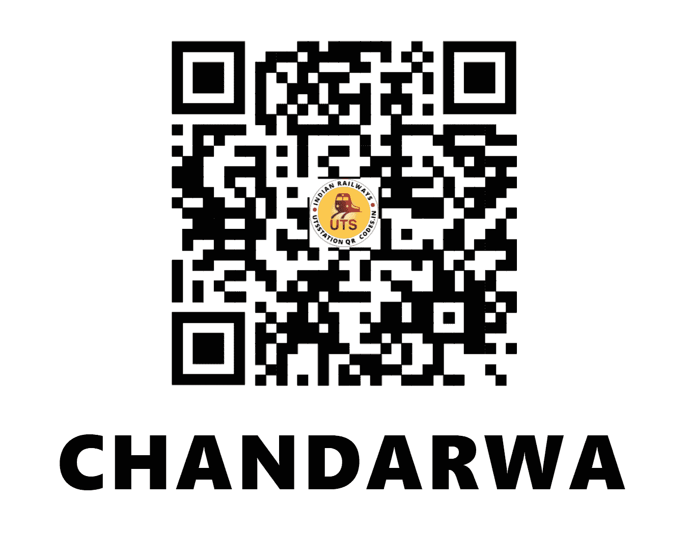 UTS QR Code for CHANDARWA - CDV (WR - GUJARAT)