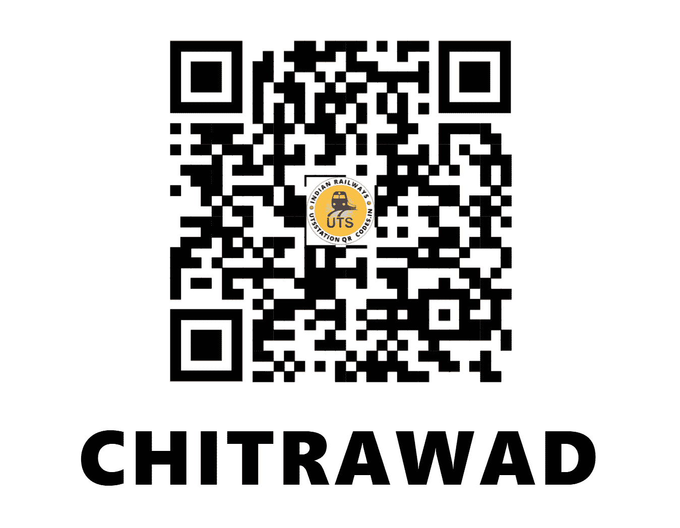 UTS QR Code for CHITRAWAD - CTRD (WR - GUJARAT)