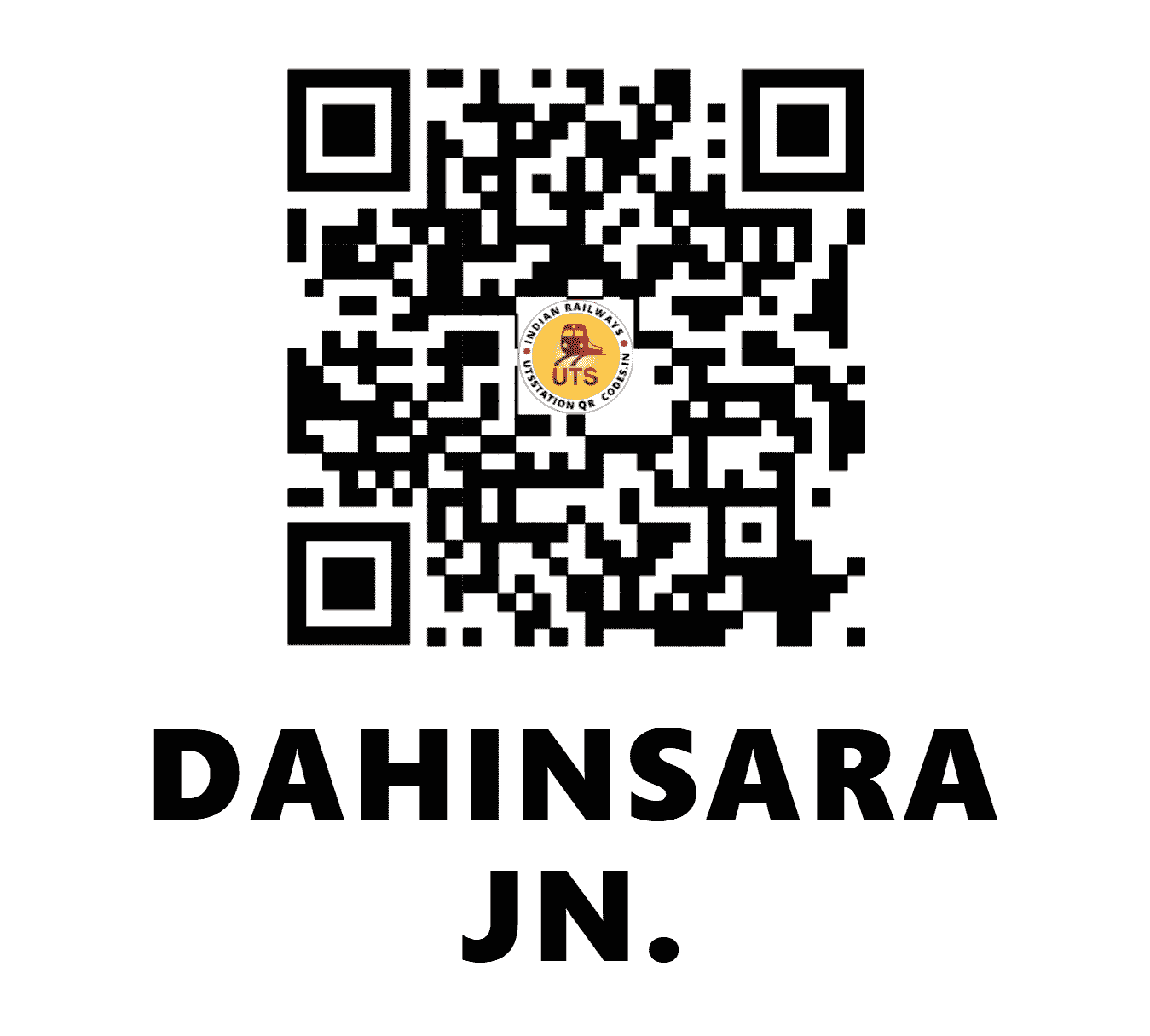 UTS QR Code for DAHINSARA JN. - DAC (WR - GUJARAT)