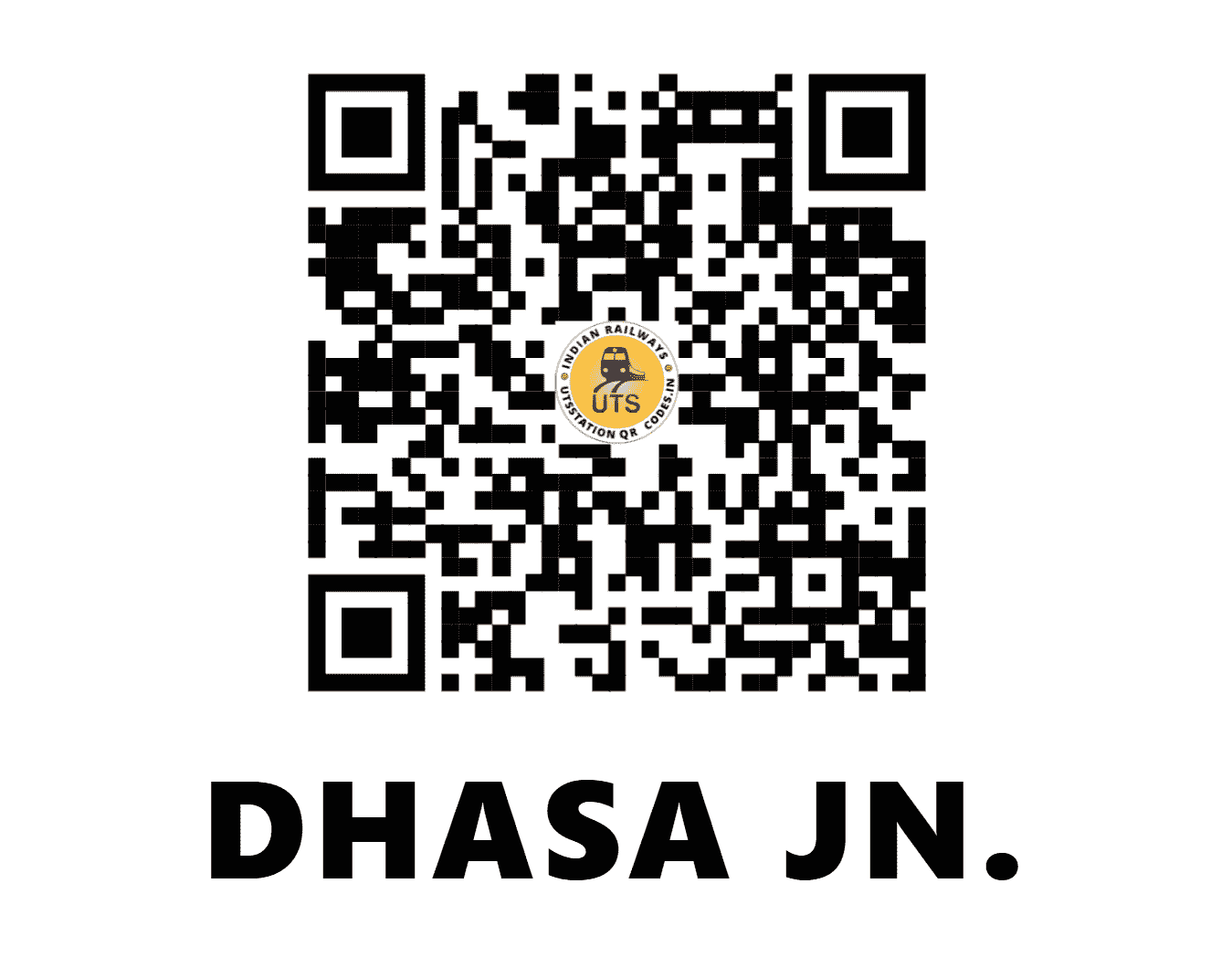 UTS QR Code for DHASA JN. - DAS (WR - GUJARAT)