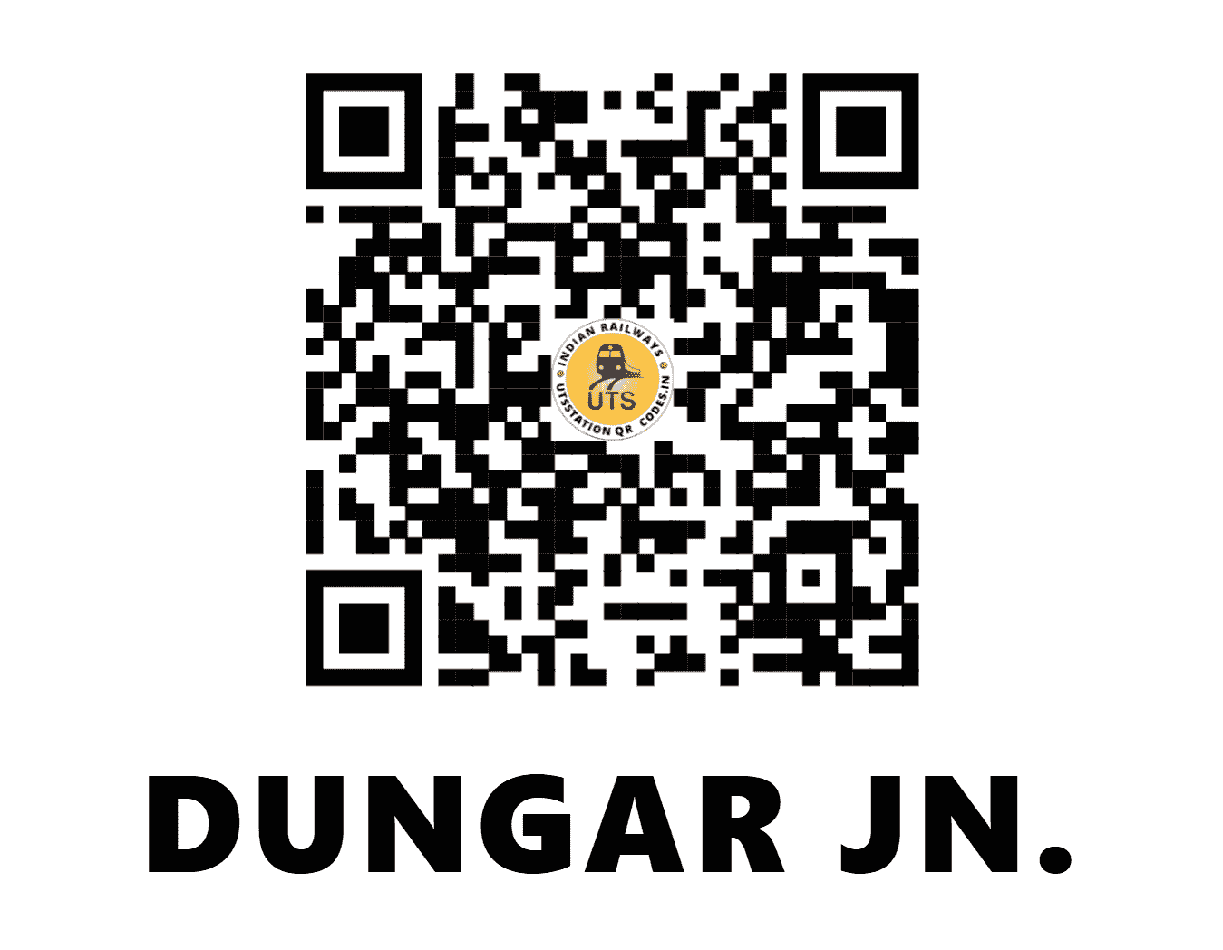 UTS QR Code for DUNGAR JN. - DGJ (WR - GUJARAT)