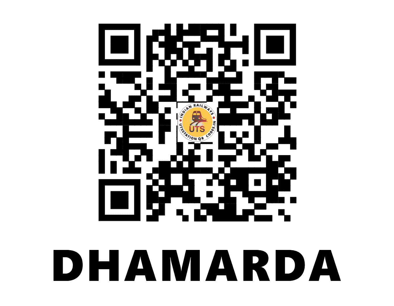 UTS QR Code for DHAMARDA - DHMA (WR - GUJARAT)