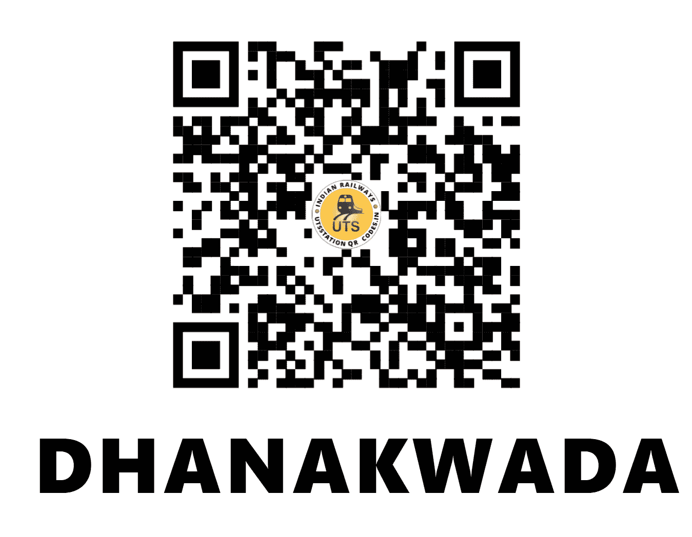 UTS QR Code for DHANAKWADA - DKW (WR - GUJARAT)