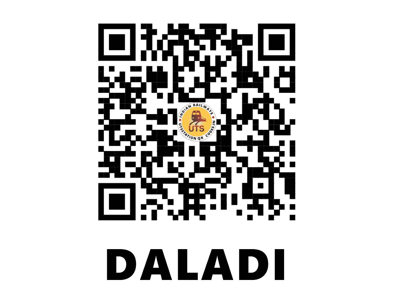UTS QR Code for DALADI - DL (WR - GUJARAT)
