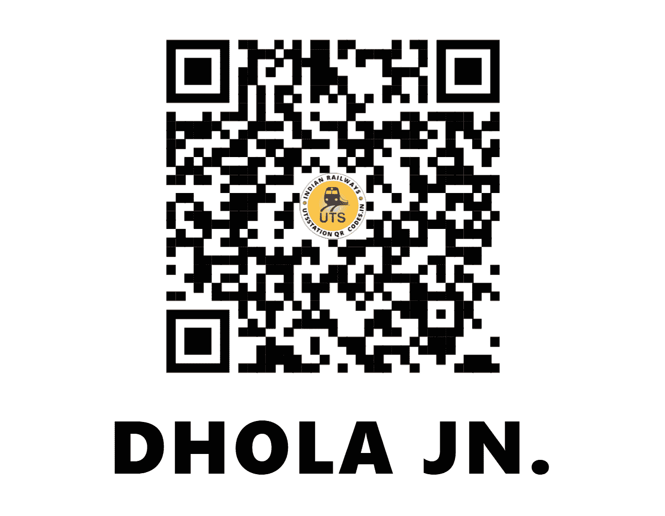 UTS QR Code for DHOLA JN. - DLJ (WR - GUJARAT)