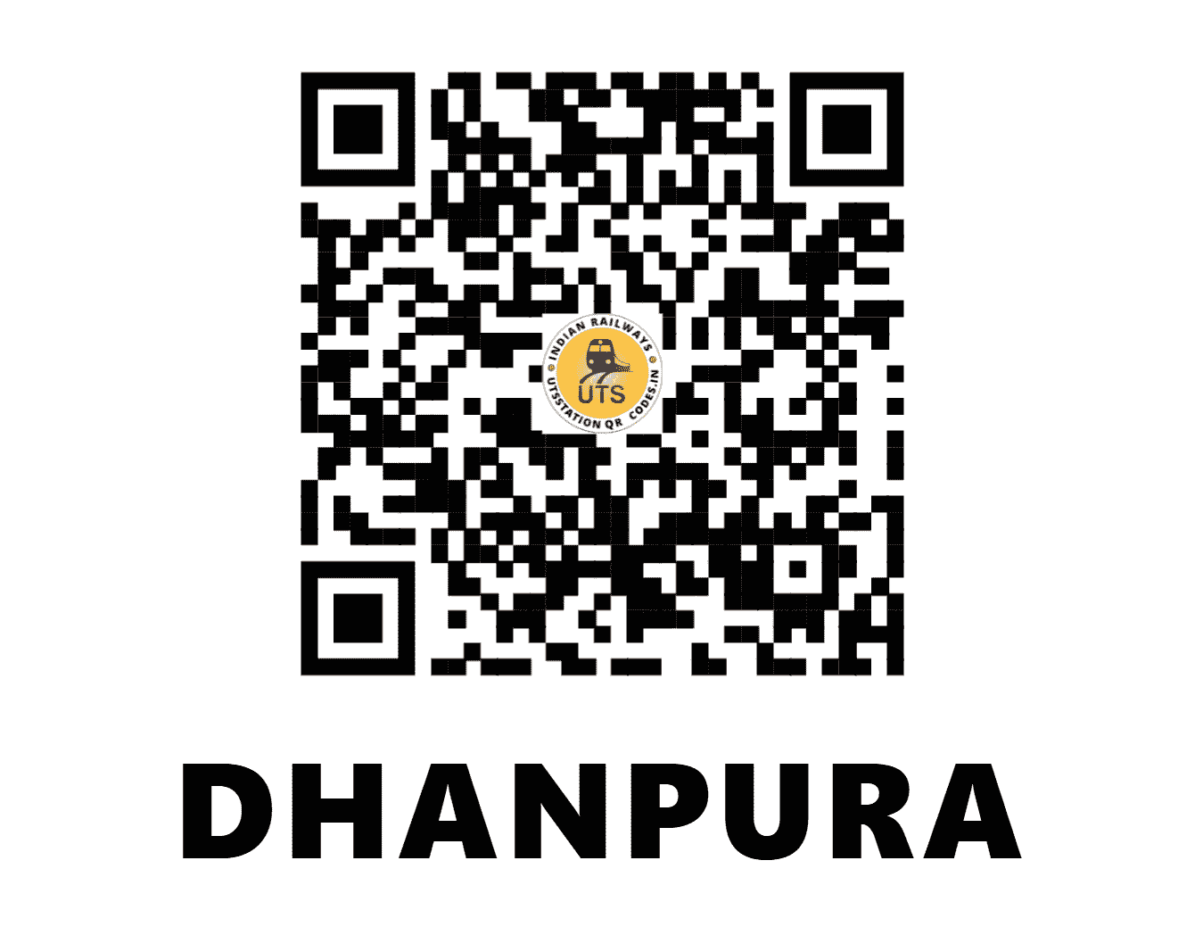 UTS QR Code for DHANPURA - DNPR (WR - GUJARAT)