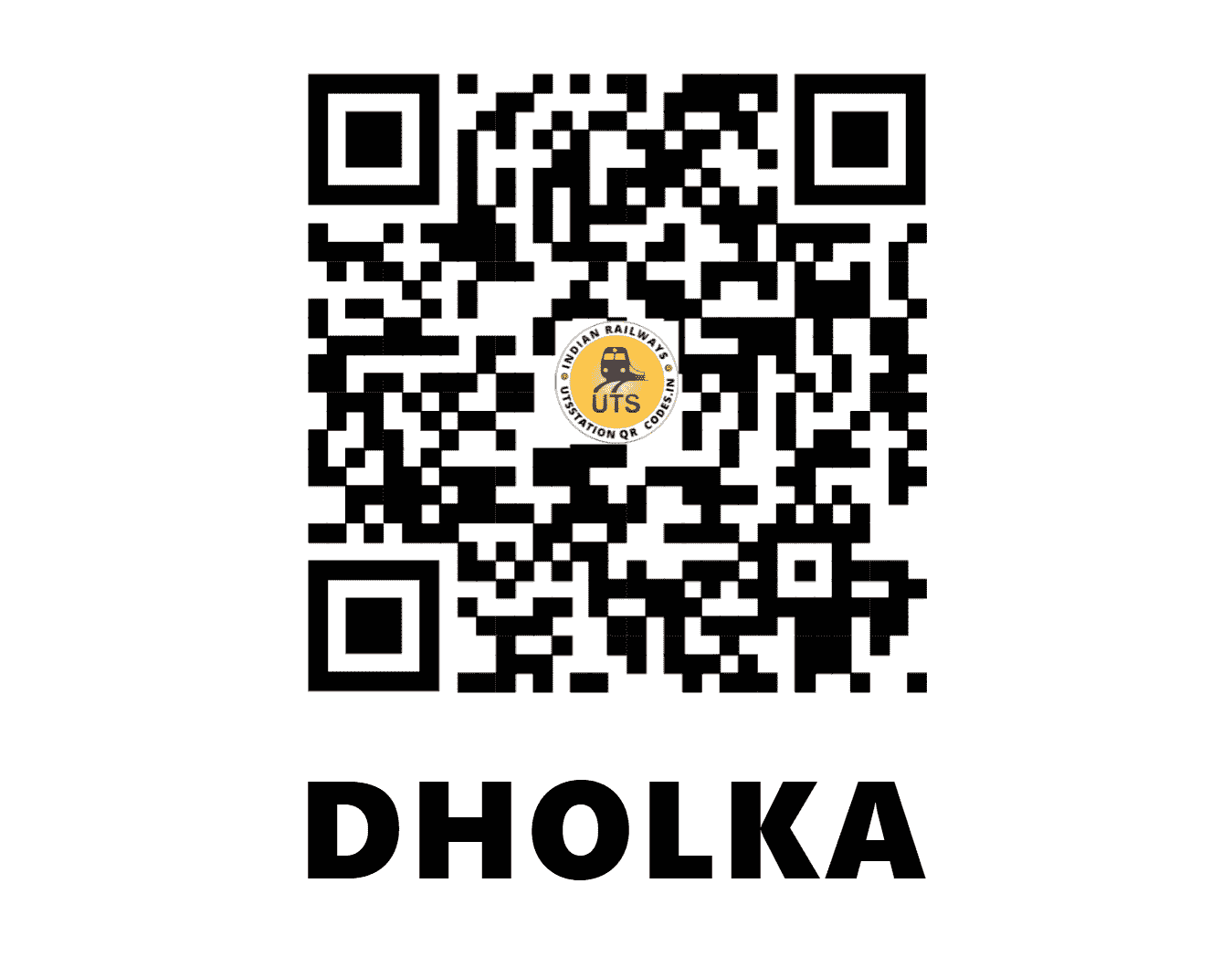 UTS QR Code for DHOLKA - DOK (WR - GUJARAT)