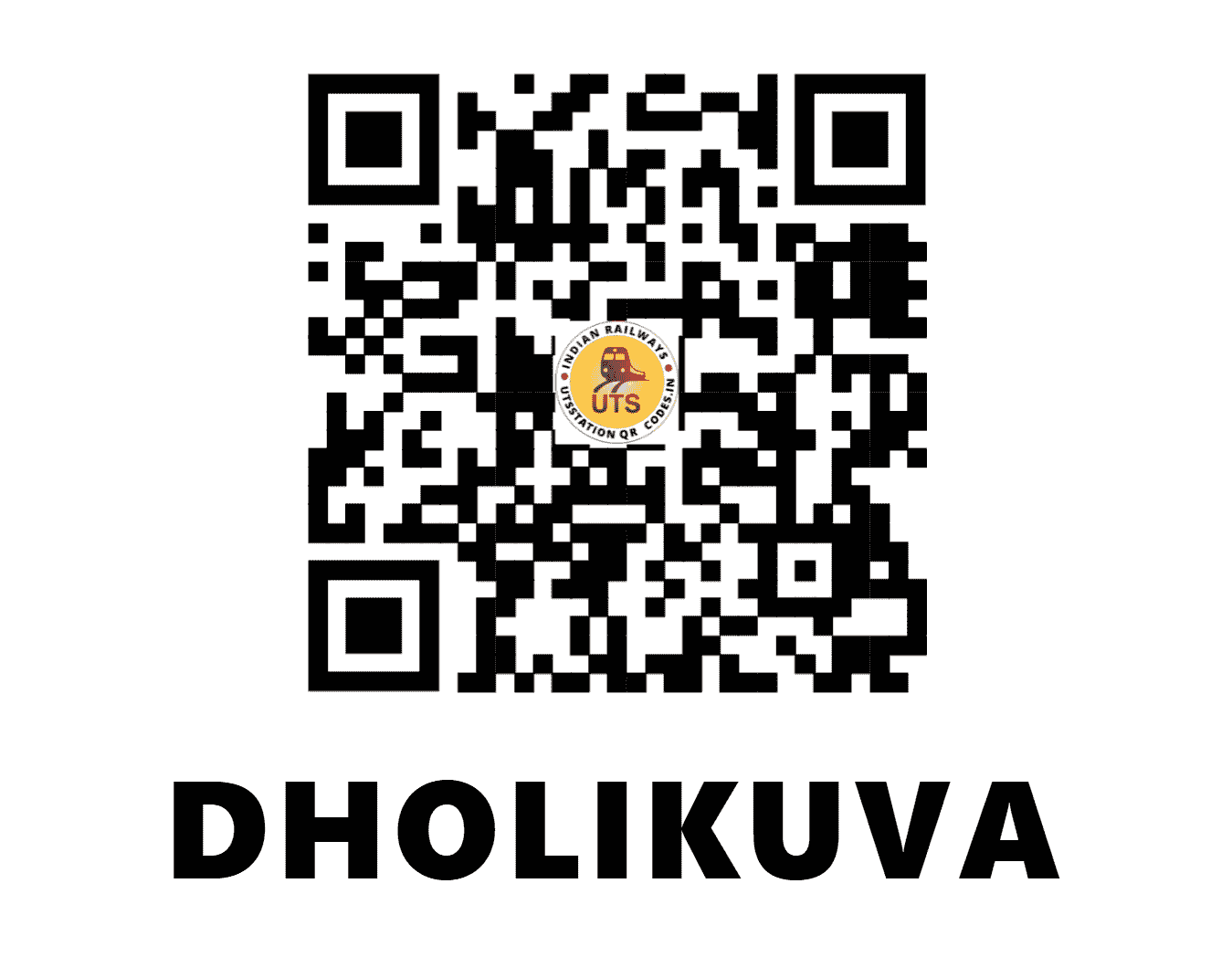 UTS QR Code for DHOLIKUVA - DOLK (WR - GUJARAT)