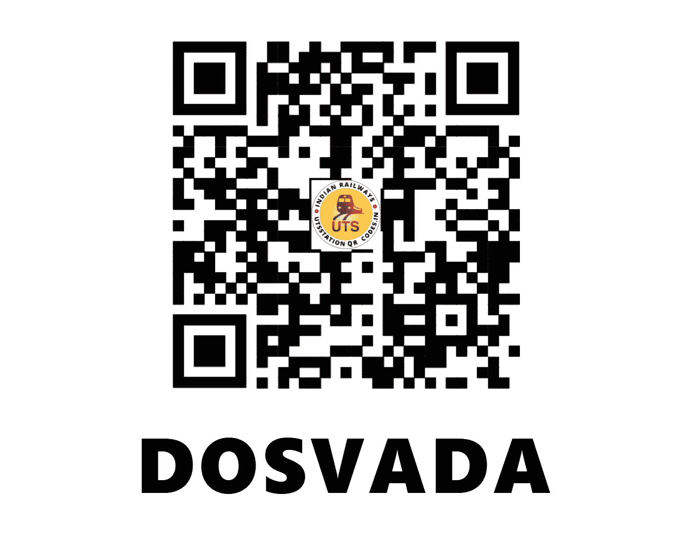 UTS QR Code for DOSVADA - DSD (WR - GUJARAT)