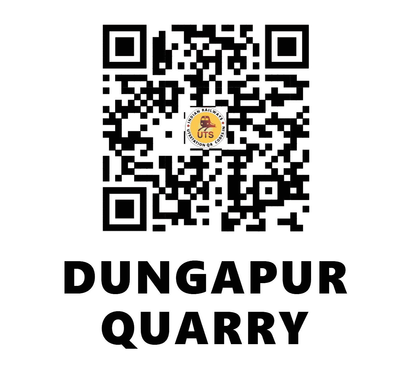 UTS QR Code for DUNGAPUR QUARRY - DUV (WR - GUJARAT)