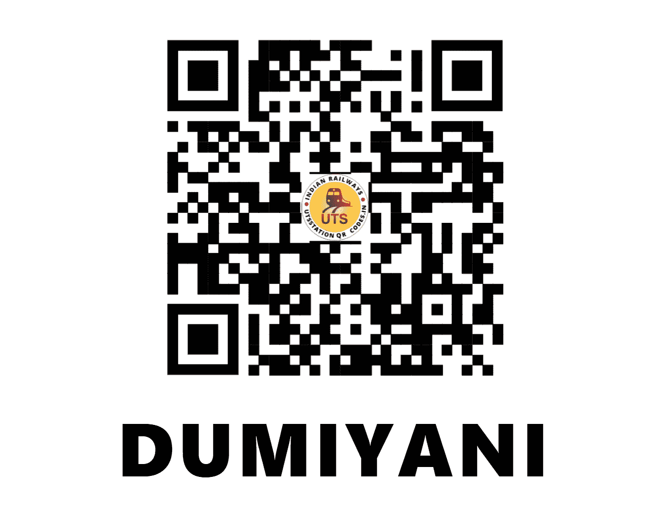 UTS QR Code for DUMIYANI - DUY (WR - GUJARAT)