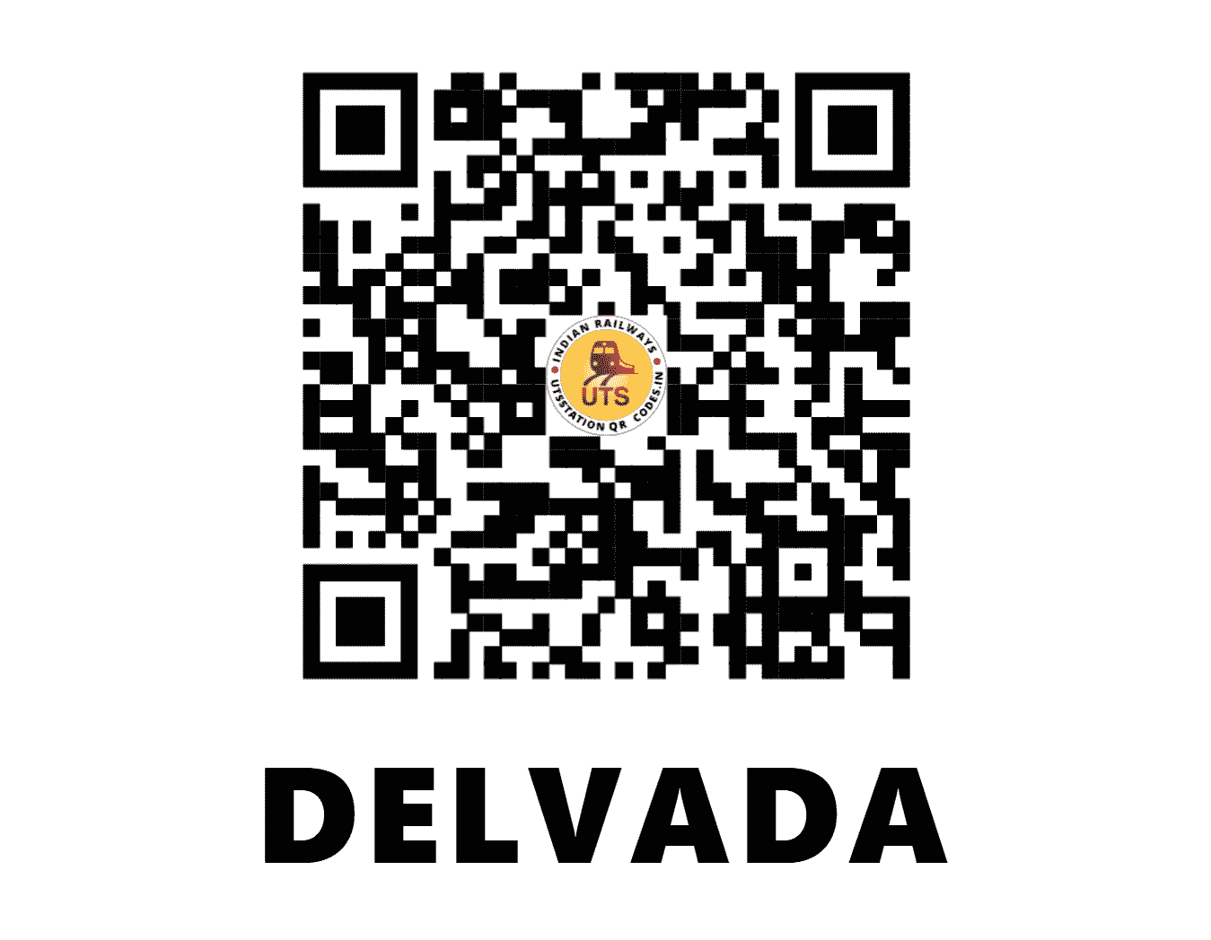UTS QR Code for DELVADA - DVA (WR - GUJARAT)