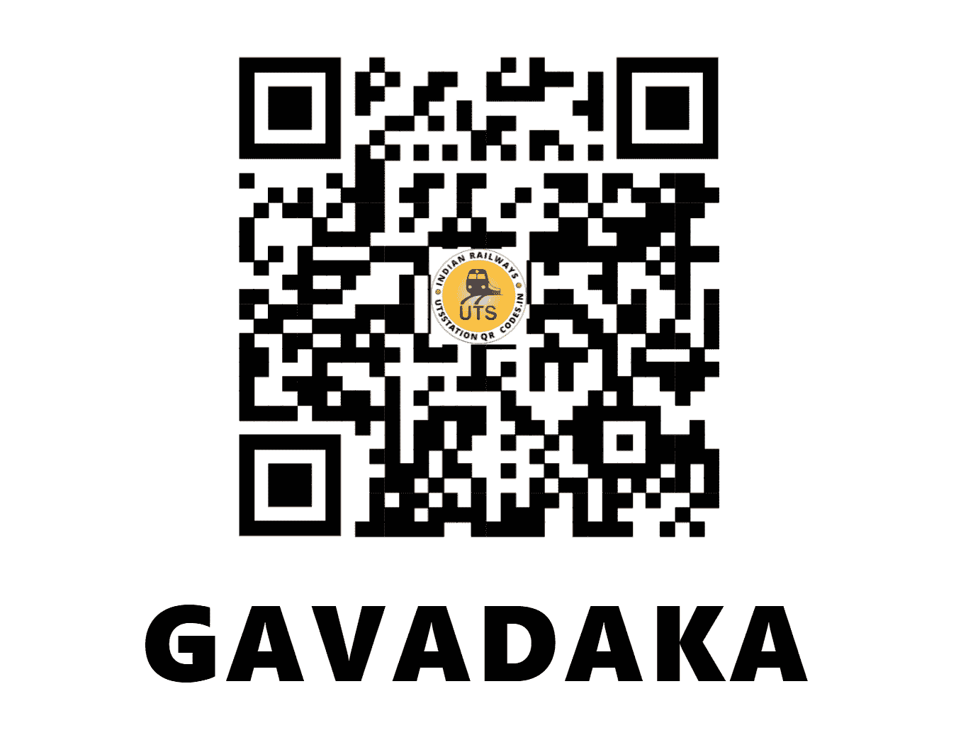 UTS QR Code for GAVADAKA - GAV (WR - GUJARAT)
