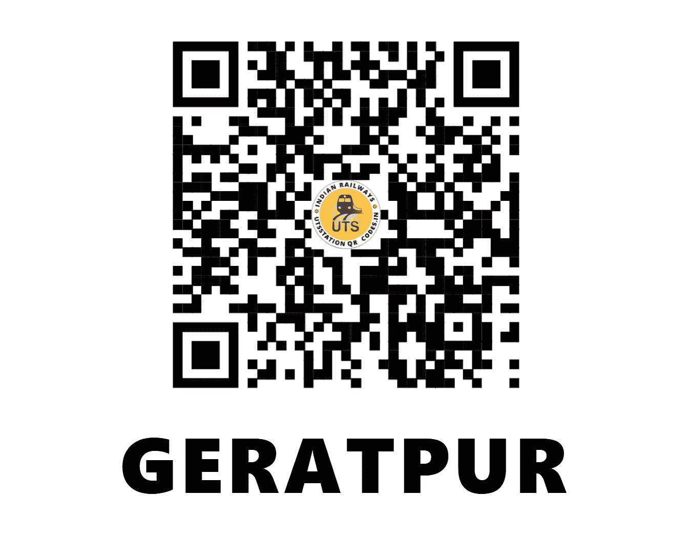 UTS QR Code for GERATPUR - GER (WR - GUJARAT)